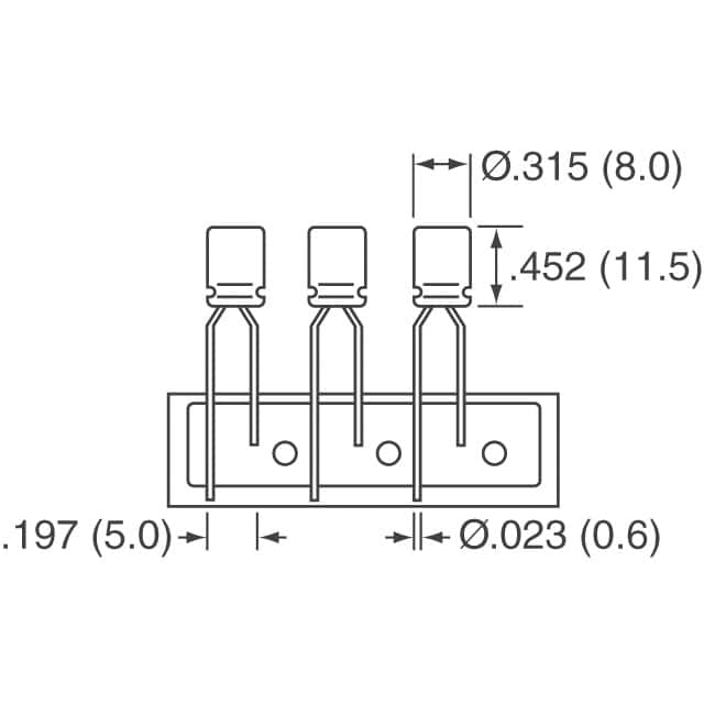 ECA-1CM331B Panasonic Electronic Components  Aluminum Electrolytic Capacitors
